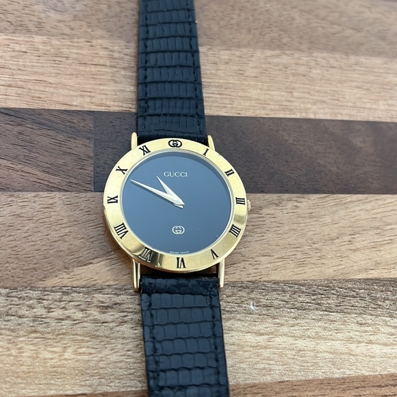 Gucci unisex watch gold plated - Picture 3 of 13